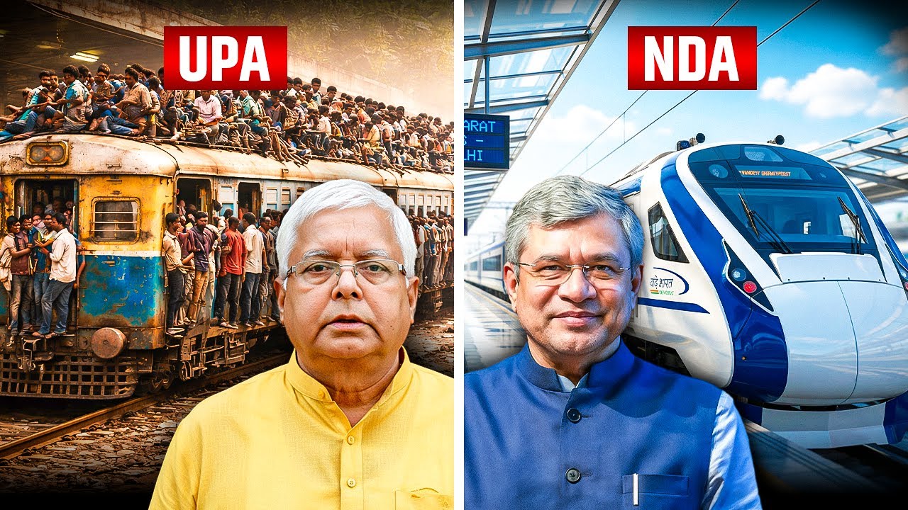 Indian railways UPA VS NDA